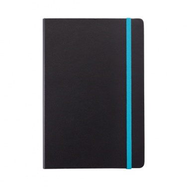 Logotrade promotional product image of: Deluxe hardcover A5 notebook with coloured side