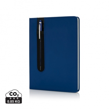 Logotrade promotional merchandise picture of: Standard hardcover PU A5 notebook with stylus pen