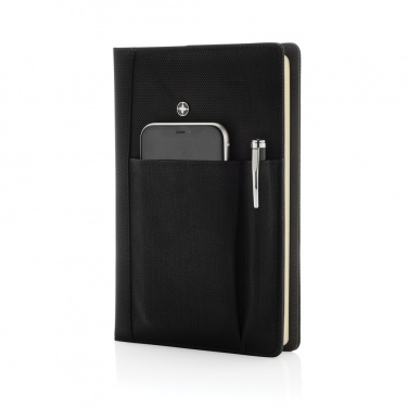 Logo trade promotional products picture of: Refillable notebook and pen set