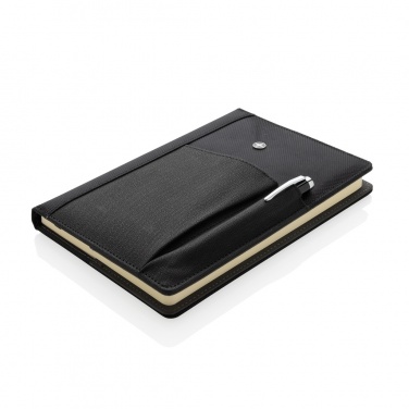 Logo trade promotional items picture of: Refillable notebook and pen set