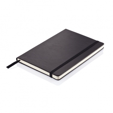 Logo trade promotional items image of: Deluxe hardcover PU A5 notebook