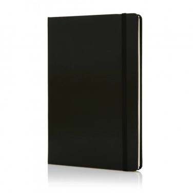 Logo trade promotional products image of: Deluxe hardcover A5 notebook