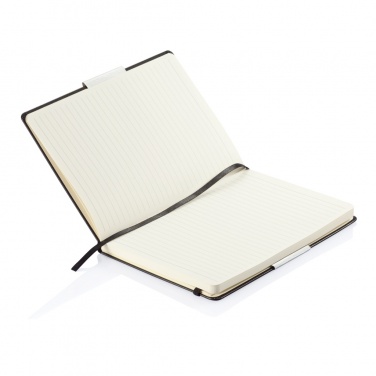 Logo trade corporate gifts picture of: Deluxe hardcover A5 notebook