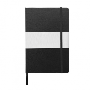 Logo trade promotional merchandise image of: Deluxe hardcover A5 notebook