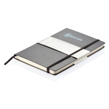 Logotrade business gift image of: Deluxe hardcover A5 notebook