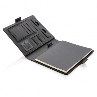 Logo trade promotional merchandise photo of: Air 5W wireless charging notebook cover A5