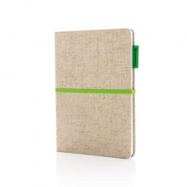 Logotrade advertising products photo of: A5 jute notebook