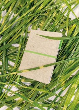 Logo trade promotional product photo of: A5 jute notebook