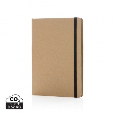 Logo trade business gift photo of: A5 kraft notebook