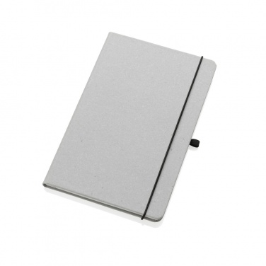 Logo trade advertising product photo of: Recycled leather hardcover notebook A5