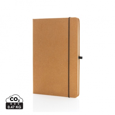 Logotrade promotional merchandise picture of: Recycled leather hardcover notebook A5