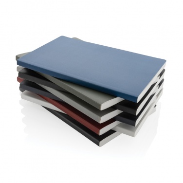 Logo trade promotional merchandise image of: Impact softcover stone paper notebook A5