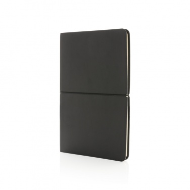 Logo trade corporate gift photo of: Modern deluxe softcover A5 notebook