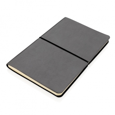 Logo trade promotional merchandise photo of: Modern deluxe softcover A5 notebook