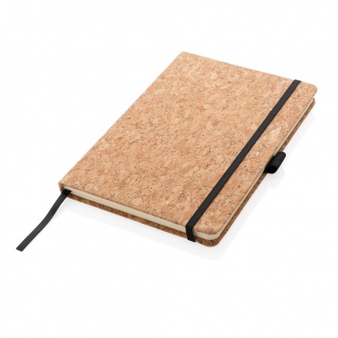 Logo trade advertising product photo of: Cork hardcover notebook A5