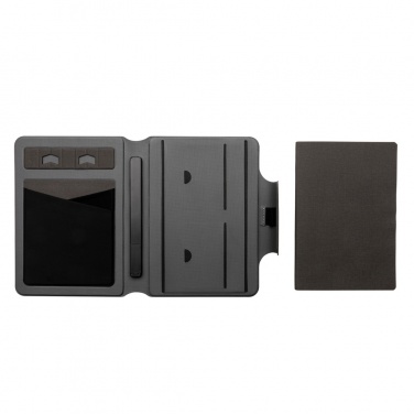 Logo trade promotional gift photo of: Artic Magnetic 10W wireless charging A5 notebook