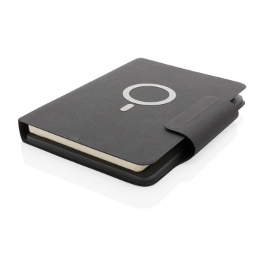 Logotrade corporate gift image of: Artic Magnetic 10W wireless charging A5 notebook