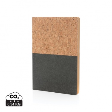 Logotrade promotional item picture of: A5 cork & kraft notebook