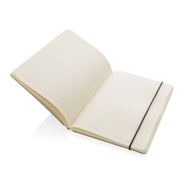 Logo trade promotional merchandise image of: A5 deluxe kraft hardcover notebook