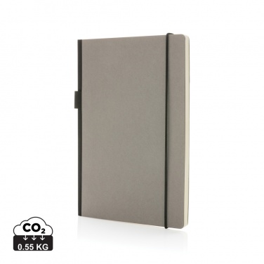 Logo trade promotional items image of: A5 deluxe kraft hardcover notebook