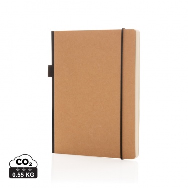 Logotrade promotional merchandise photo of: A5 deluxe kraft hardcover notebook