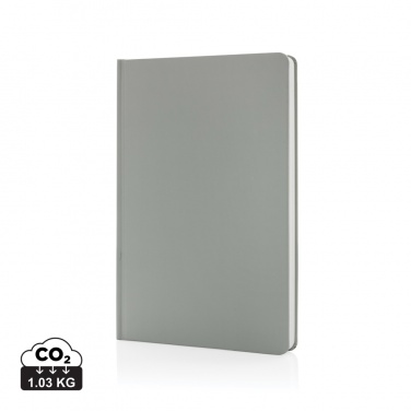 Logo trade promotional giveaways picture of: A5 Impact stone paper hardcover notebook