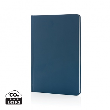 Logo trade promotional giveaways image of: A5 Impact stone paper hardcover notebook