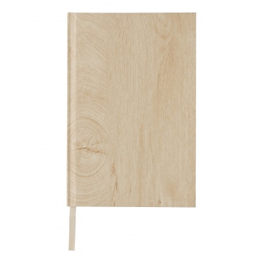 Logo trade advertising products picture of: Kavana wood print A5 notebook