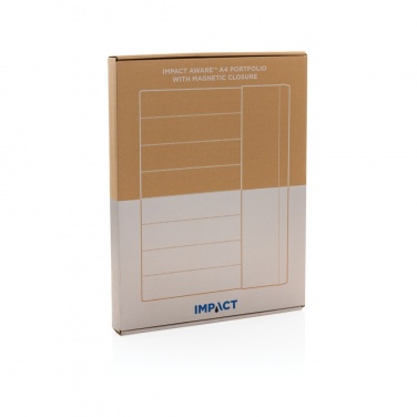 Logo trade promotional item photo of: Impact Aware™ A4 portfolio with magnetic closure