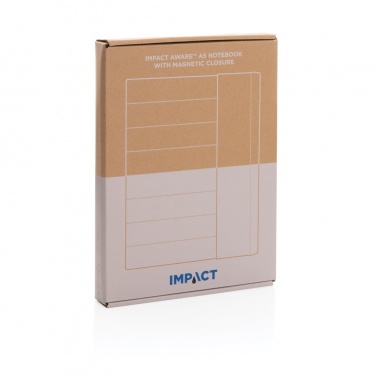 Logotrade business gift image of: Impact Aware™ A5 notebook with magnetic closure