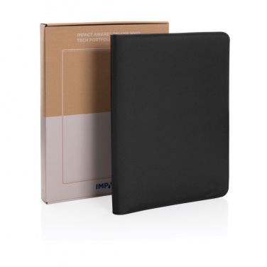 Logo trade advertising product photo of: Impact Aware™ deluxe 300D tech portfolio with zipper