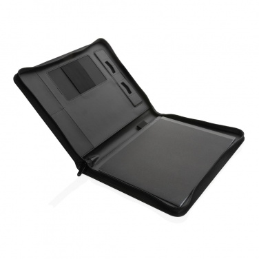 Logo trade promotional merchandise image of: RCS rPU deluxe tech portfolio with zipper