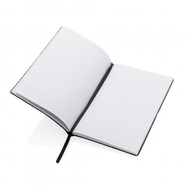 Logo trade promotional merchandise picture of: GRS certified recycled felt A5 softcover notebook