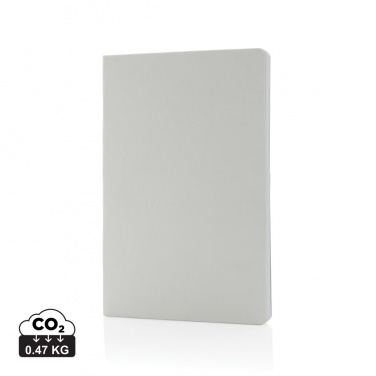 Logotrade corporate gift picture of: Salton A5 GRS certified recycled paper notebook