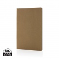 Salton A5 GRS certified recycled paper notebook, brown