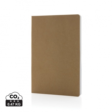 Logo trade promotional items image of: Salton A5 GRS certified recycled paper notebook