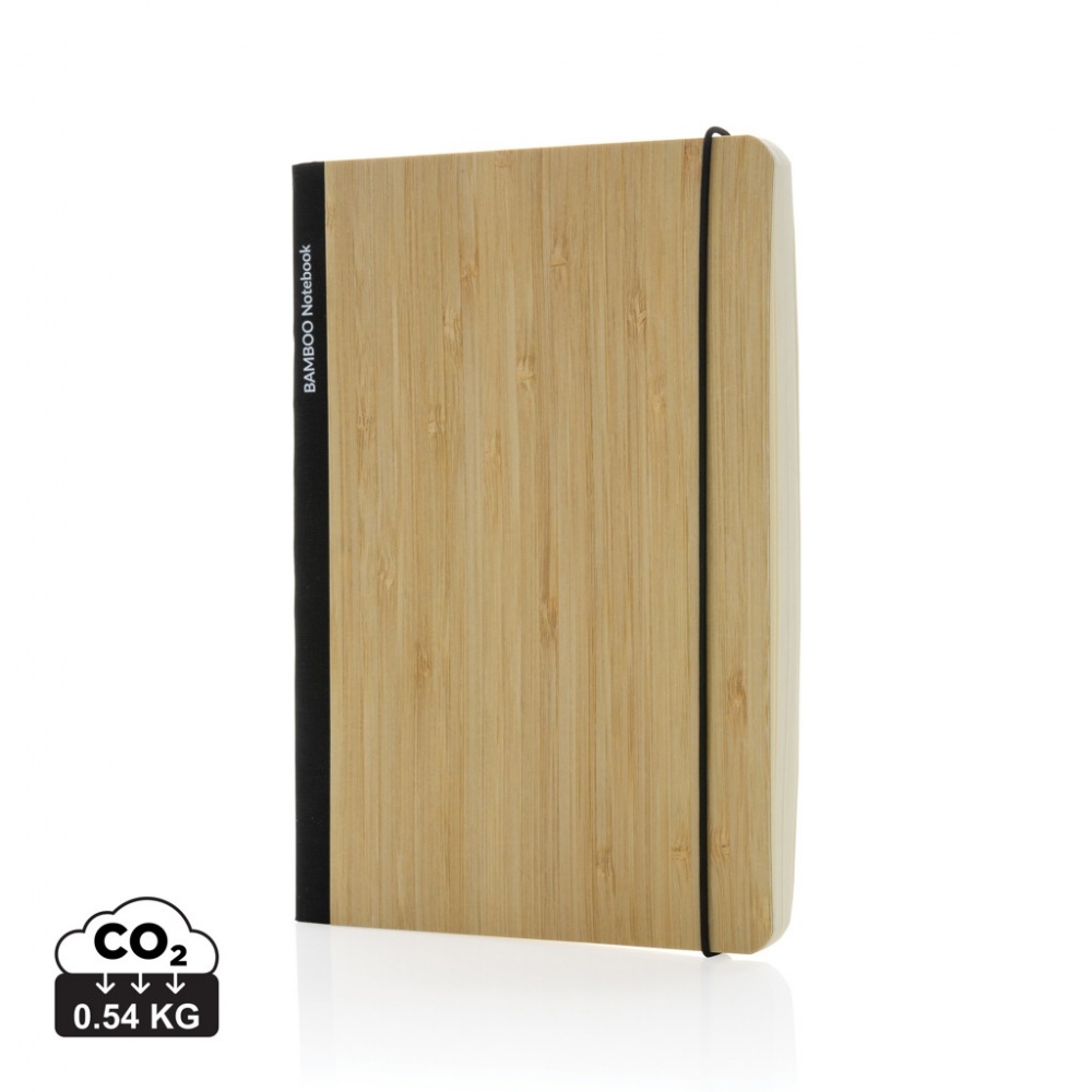 Logotrade promotional giveaway image of: Scribe bamboo A5 Notebook