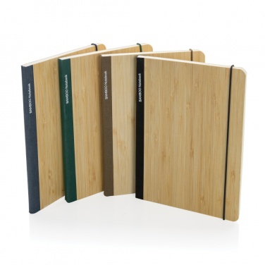 Logo trade promotional giveaways picture of: Scribe bamboo A5 Notebook