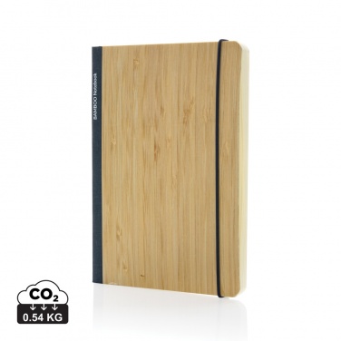 Logo trade promotional giveaways picture of: Scribe bamboo A5 Notebook