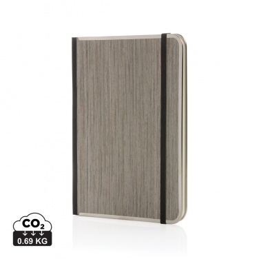 Logo trade promotional products picture of: Treeline A5 wooden cover deluxe notebook