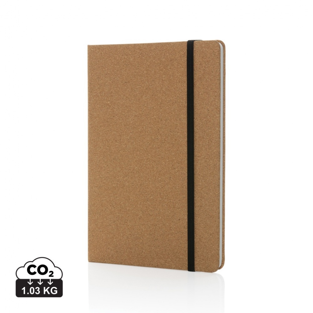 Logotrade promotional gift image of: Stoneleaf A5 cork and stonepaper notebook