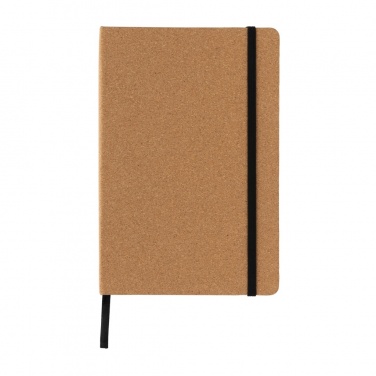 Logo trade promotional item photo of: Stoneleaf A5 cork and stonepaper notebook