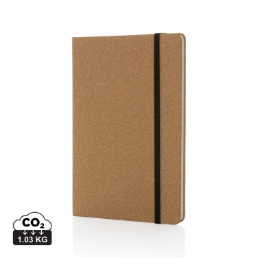 Logo trade corporate gift photo of: Stoneleaf A5 cork and stonepaper notebook