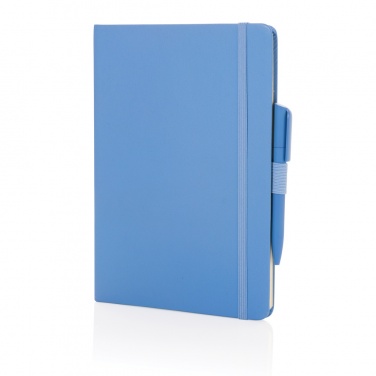 Logo trade promotional merchandise picture of: Sam A5 RCS certified bonded leather classic notebook