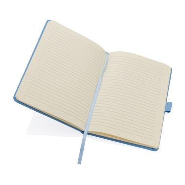 Logotrade promotional product image of: Sam A5 RCS certified bonded leather classic notebook