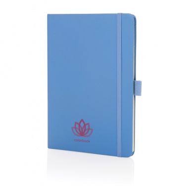 Logo trade promotional items picture of: Sam A5 RCS certified bonded leather classic notebook