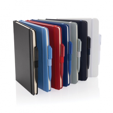 Logotrade promotional product image of: Sam A5 RCS certified bonded leather classic notebook