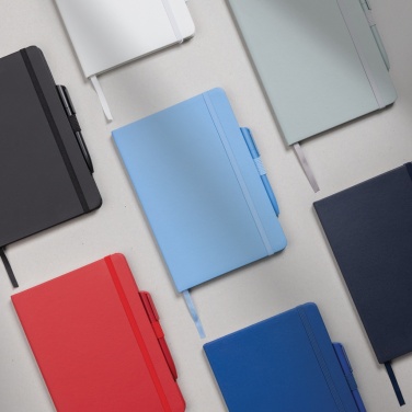 Logo trade promotional product photo of: Sam A5 RCS certified bonded leather classic notebook