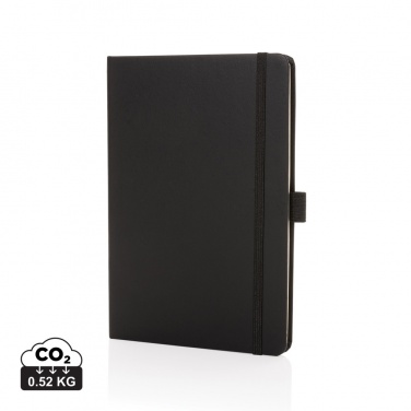 Logotrade promotional item image of: Sam A5 RCS certified bonded leather classic notebook