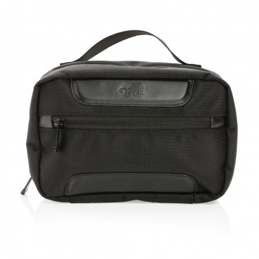 Logo trade promotional giveaways picture of: Swiss Peak AWARE™ RPET Voyager toiletry bag